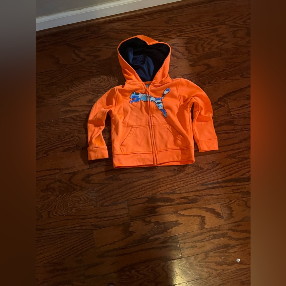 Kids Puma Jacket with hoodie